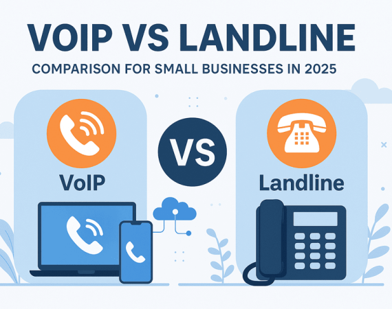 VoIP vs landline comparison for small businesses in 2025